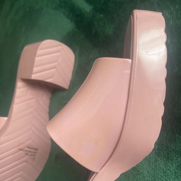 Lemonade Pink Women's Slip-on Sandals Size 8 Dolls Kill - Picture 5 of 9